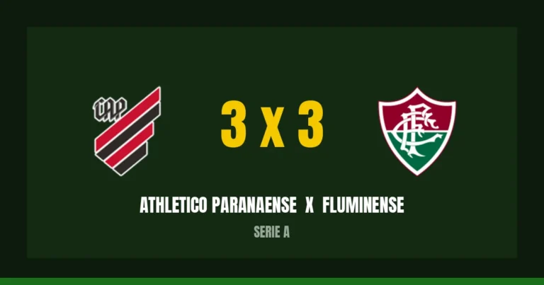 Athletico Paranaense 3 x 3 Fluminense