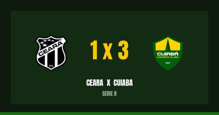Ceara 1 x 3 Cuiaba