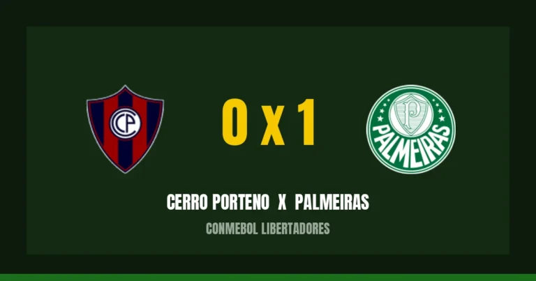 Cerro Porteno 0 x 1 Palmeiras