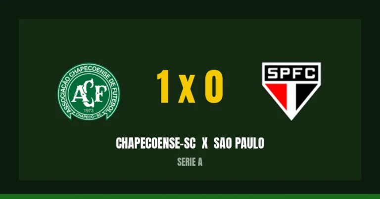 Chapecoense-sc 1 x 0 Sao Paulo