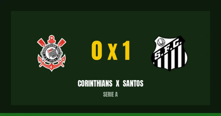Corinthians 0 x 1 Santos