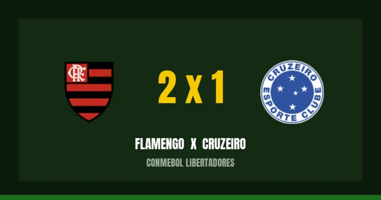 Flamengo 2 x 1 Cruzeiro