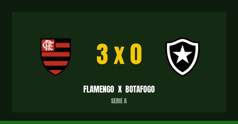 Flamengo 3 x 0 Botafogo