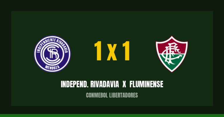 Independ. Rivadavia 1 x 1 Fluminense