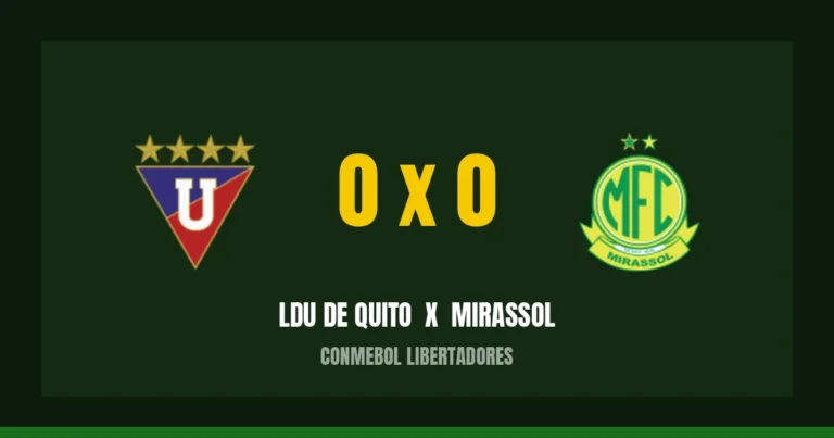LDU de Quito 0 x 0 Mirassol