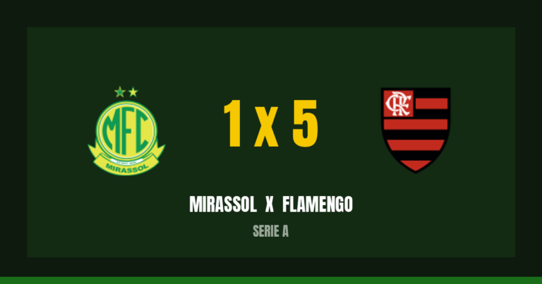 Mirassol 1 x 5 Flamengo