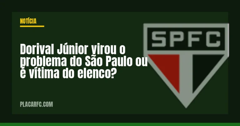 Dorival Júnior virou o problema do São Paulo ou é vítima do elenco?