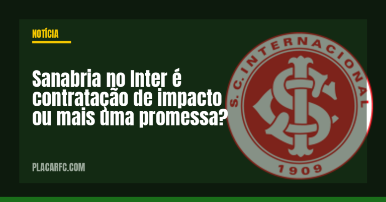 Sanabria no Inter é contratação de impacto ou mais uma promessa?
