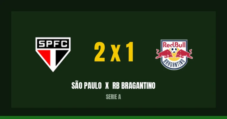 São Paulo 2 x 1 RB Bragantino