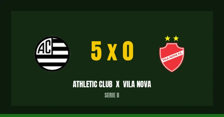 Athletic Club 5 x 0 Vila Nova