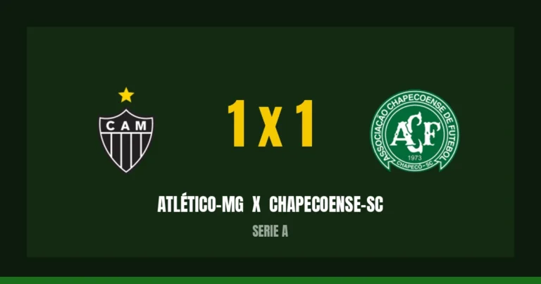 Atlético-MG 1 x 1 Chapecoense-sc