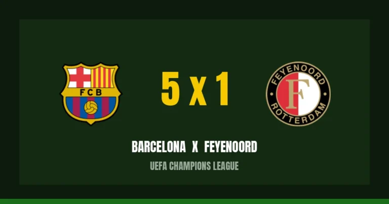 Barcelona 5 x 1 Feyenoord