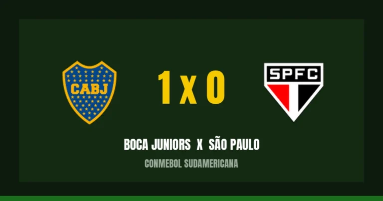 Boca Juniors 1 x 0 São Paulo