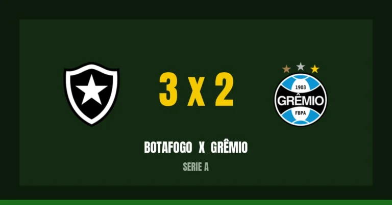 Botafogo 3 x 2 Grêmio