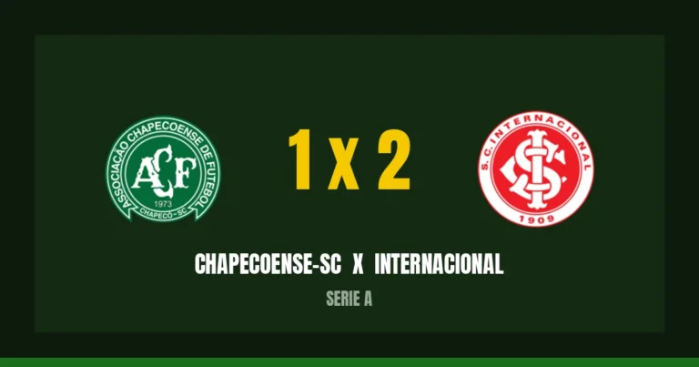 Chapecoense-sc 1 x 2 Internacional