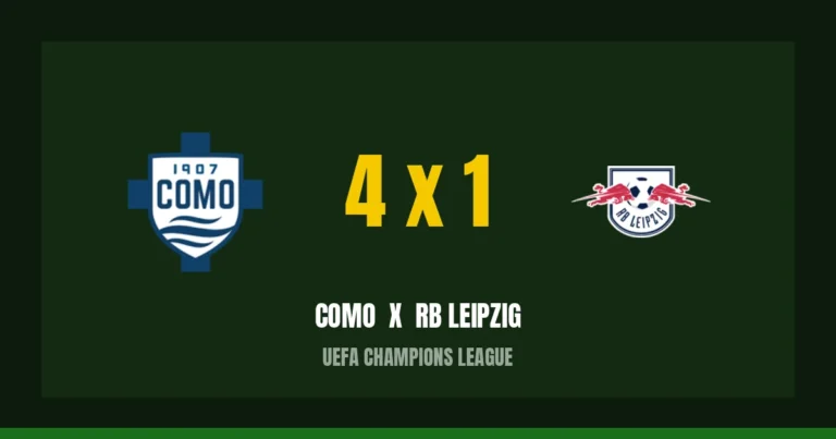 Como 4 x 1 RB Leipzig