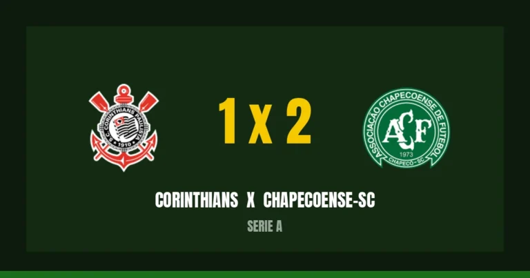 Corinthians 1 x 2 Chapecoense-sc