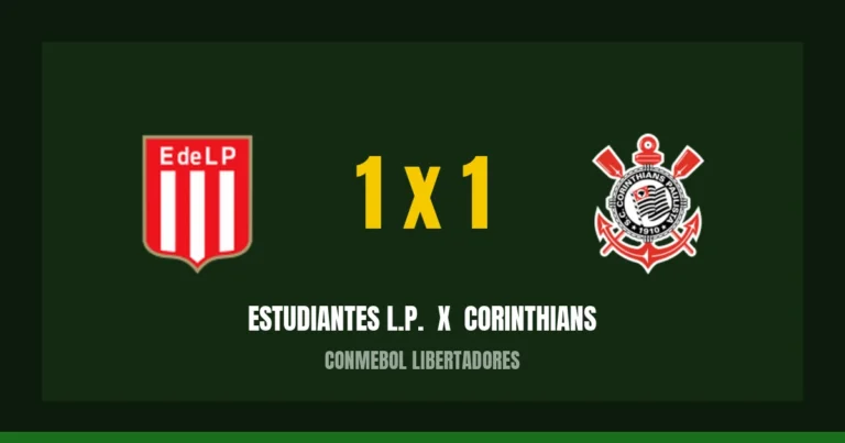 Estudiantes L.P. 1 x 1 Corinthians