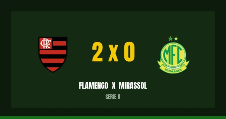 Flamengo 2 x 0 Mirassol