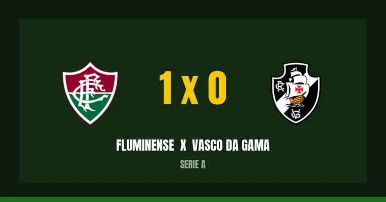Fluminense 1 x 0 Vasco da Gama