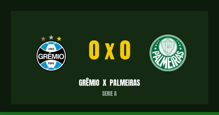 Grêmio 0 x 0 Palmeiras