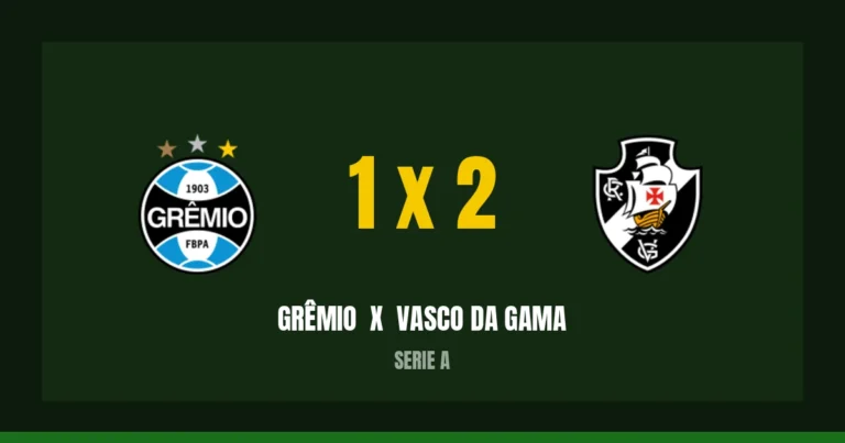 Grêmio 1 x 2 Vasco da Gama