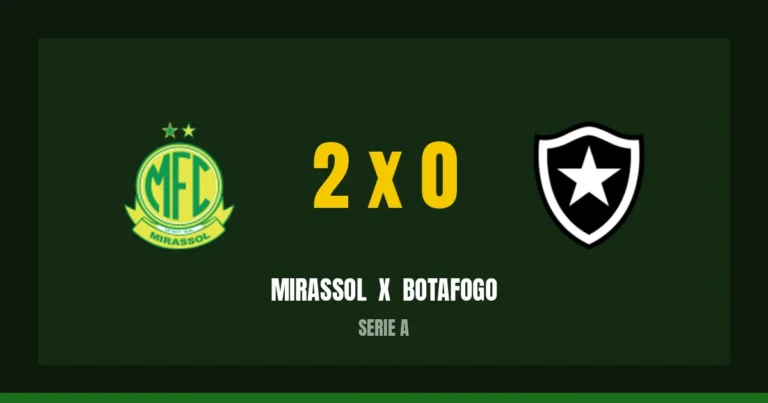 Mirassol 2 x 0 Botafogo