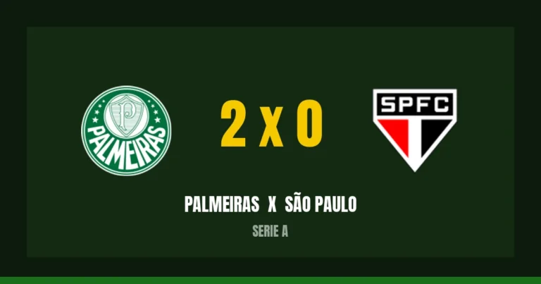 Palmeiras 2 x 0 São Paulo