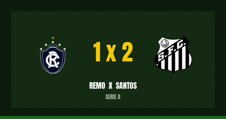 Remo 1 x 2 Santos