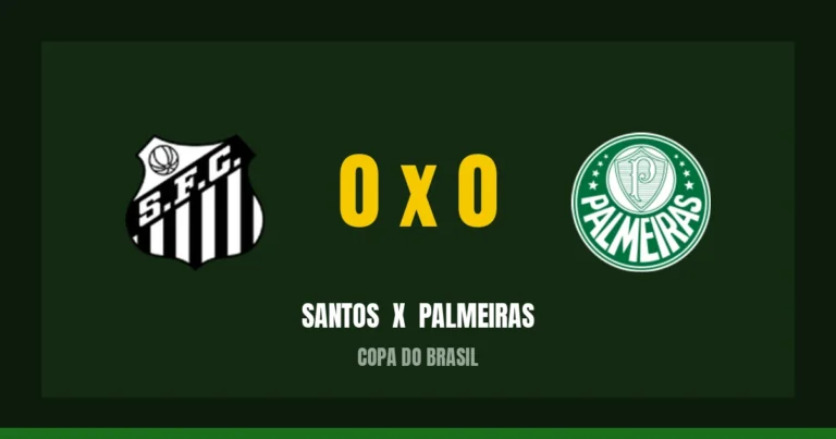 Santos 0 x 0 Palmeiras