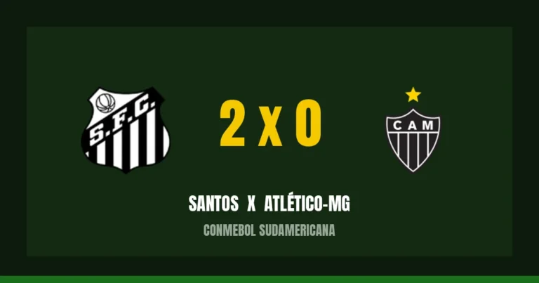 Santos 2 x 0 Atlético-MG