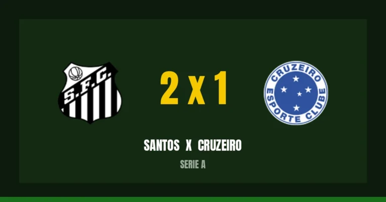 Santos 2 x 1 Cruzeiro