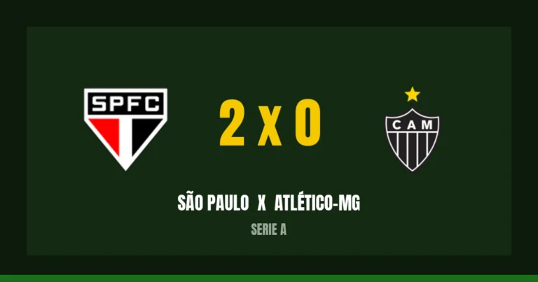 São Paulo 2 x 0 Atlético-MG