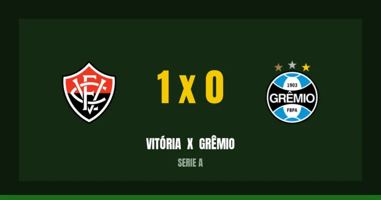 Vitória 1 x 0 Grêmio