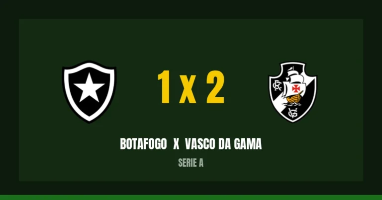 Botafogo 1 x 2 Vasco da Gama