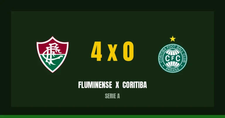 Fluminense 4 x 0 Coritiba