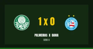 Palmeiras 1 x 0 Bahia