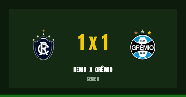 Remo 1 x 1 Grêmio