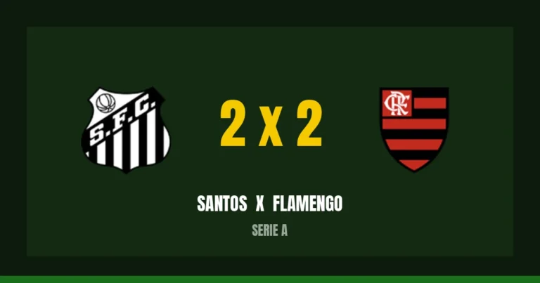 Santos 2 x 2 Flamengo