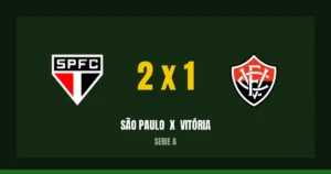 São Paulo 2 x 1 Vitória
